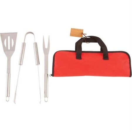 Piazza 4pc Stainless Steel Barbeque Tool Set